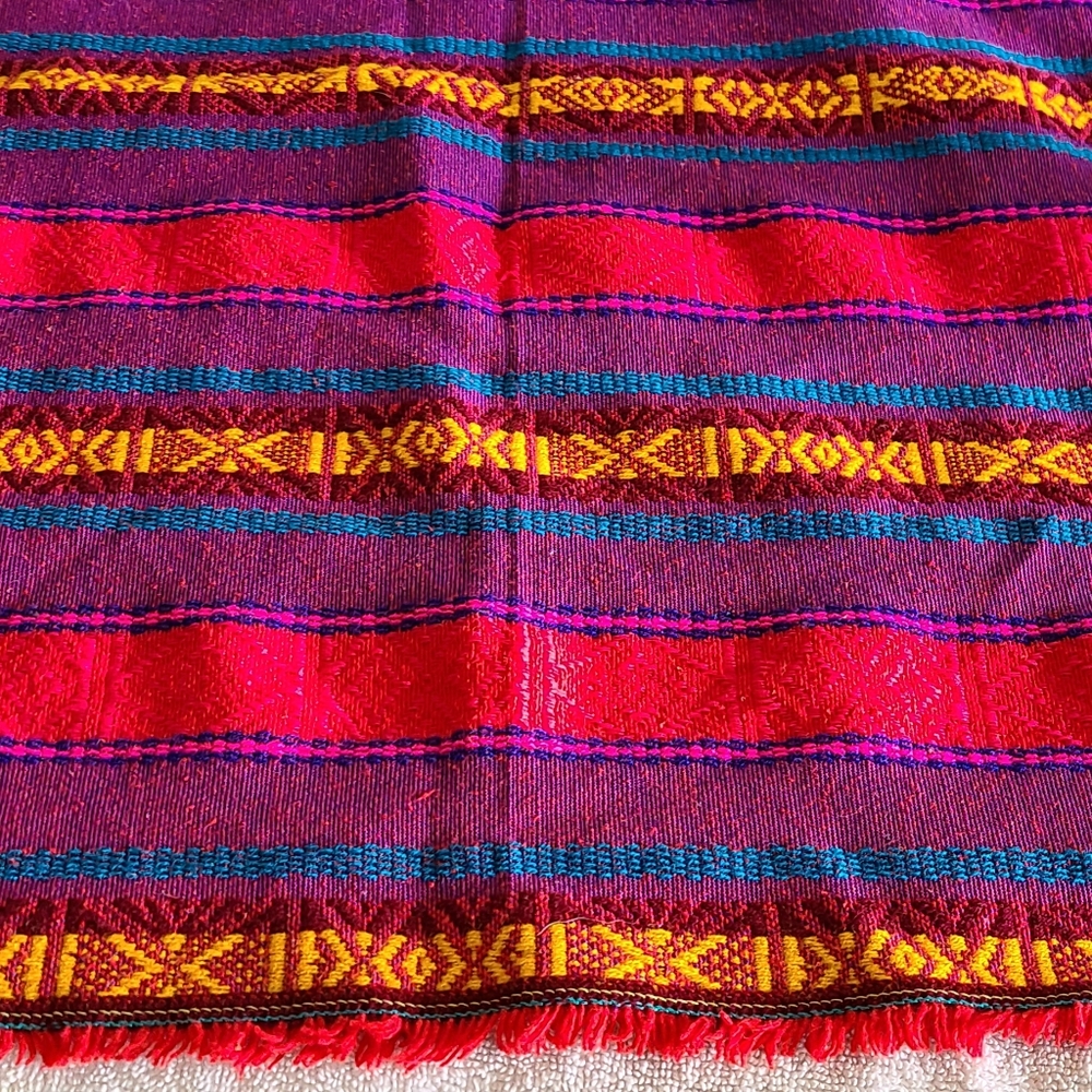 Woven Colorful tablecloth